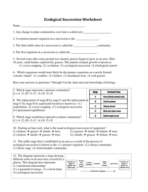 Explore Ecological Succession