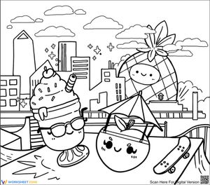 Squishmallows Summer Worksheet