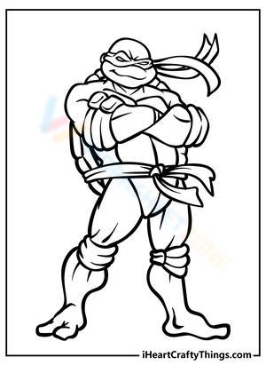 Cool Ninja Turtles Worksheet