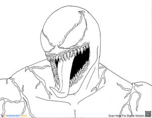 Scary Venom Illustration