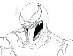 Scary Venom Illustration