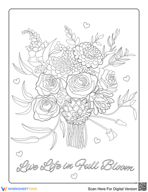 Beautiful Flower Bouquet Illustration