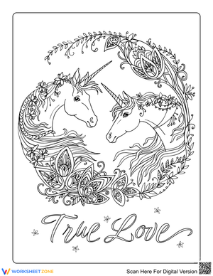 Beautiful Unicorn Illustration