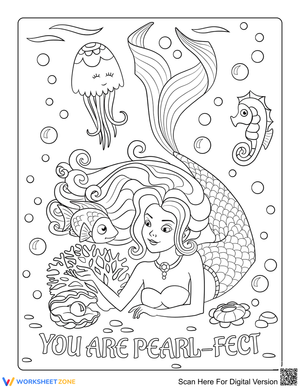 Beautiful Mermaid Illustration