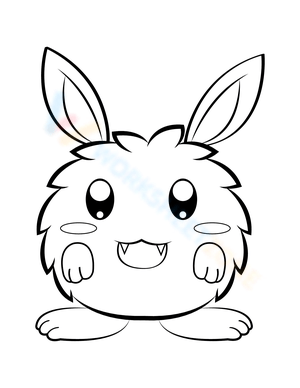 Cute Furry Monster