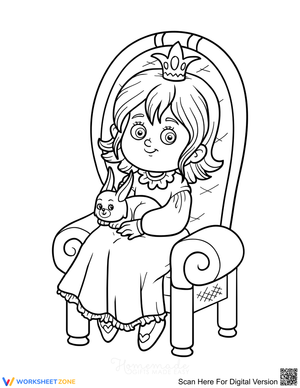 Cute Princess with Pet