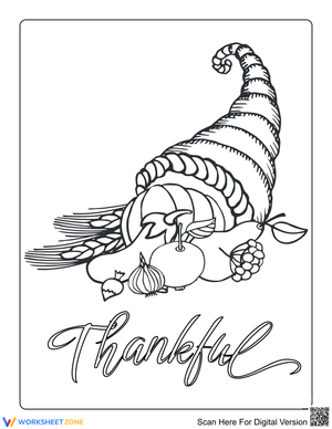 Thanksgiving Cornucopia Illustration