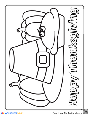 Thanksgiving Coloring Worksheet | Essential Grade K-2