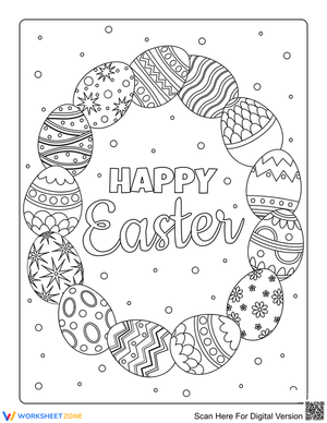 Easter Egg Wreath