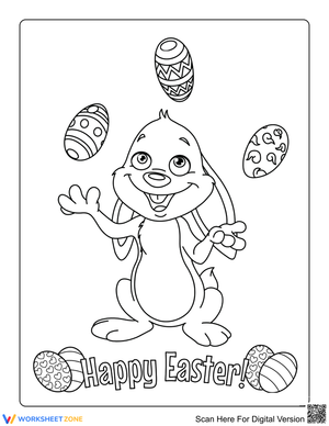 Bunny Juggling Egg