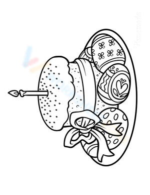 Easter Cake Illustration