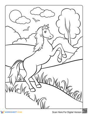 Horse in the Countryside
