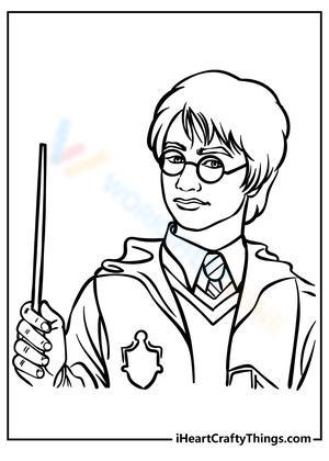 Free Printable Harry Potter Coloring Pages for Students