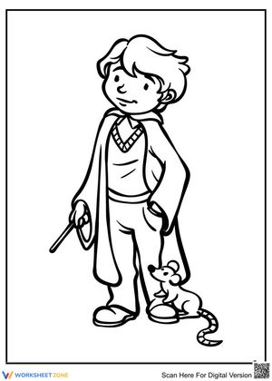 Ron and Scrabbers Illustration