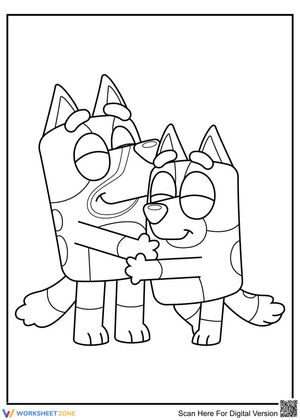 Bluey and Her Dad