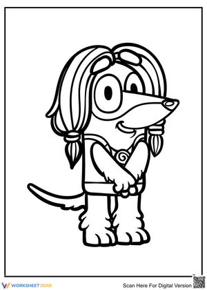 Indy Coloring Page | Essential Grade K-5 Printable