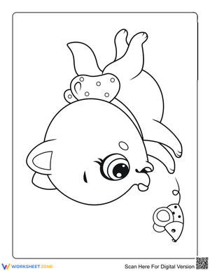 Cat Chasing a Mouse Illustration