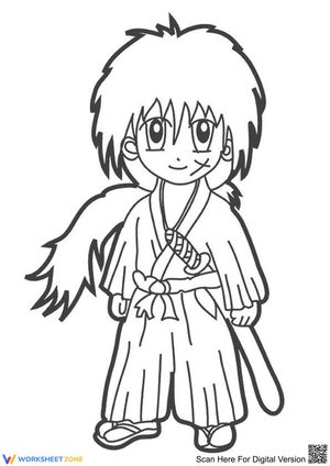 Edward Elric Anime Coloring Page | Essential Printable