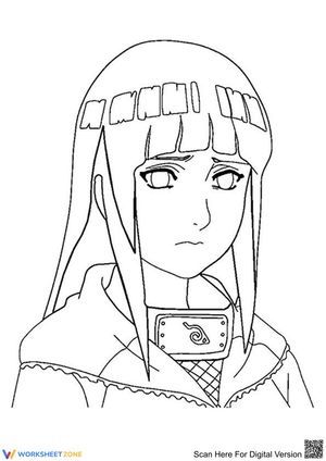 Printable Anime Coloring Page | Grade K-5 Art