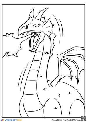 Fire Dragon Illustration