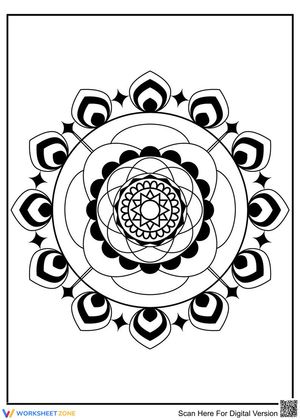 Flower and circular patterns