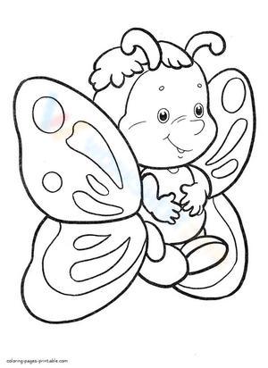 Baby Butterfly Reading Comprehension Worksheet
