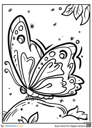 Big Butterfly Reading Comprehension Worksheet