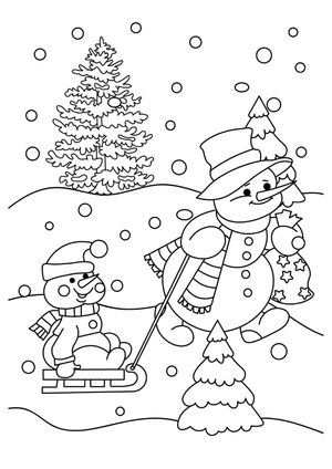 Build a Snowman: A Fun Winter Activity Worksheet