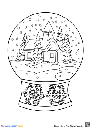 Magical Snow Crystal Ball: A Winter Wonderland