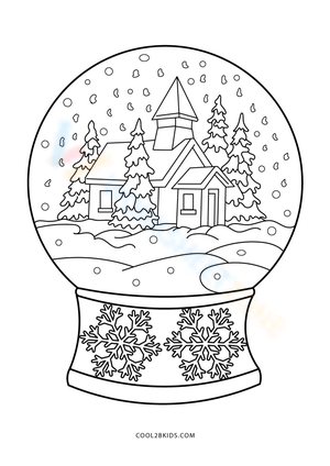 Magical Snow Crystal Ball: A Winter Wonderland