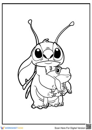 Stitch and a Frog: Fun Character Drawing