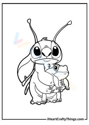 Stitch and a Frog: Fun Character Drawing