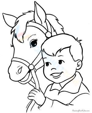 Horse and Boy: Friendship Drawing Guide