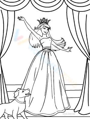 Barbie Dancing: Creative Drawing Activity
