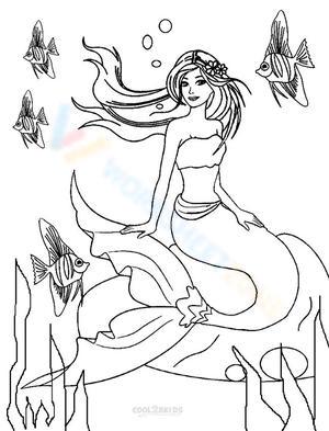 Barbie Mermaid Princess: Art Worksheet