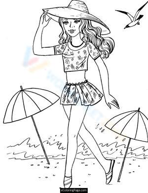 Barbie at the Beach: Summer Art Fun