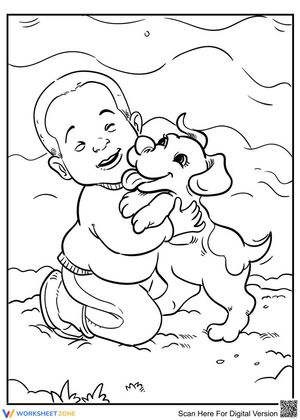 Little Boy and His Dog