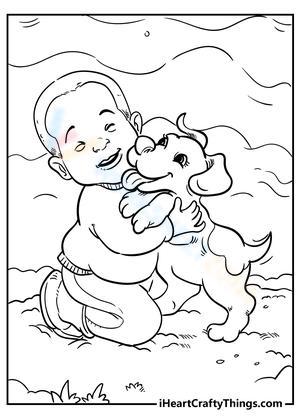 Little Boy and His Dog