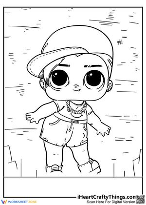 LOL MC Swag: Creative Drawing Worksheet