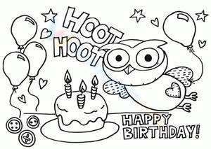 Birthday with Owl