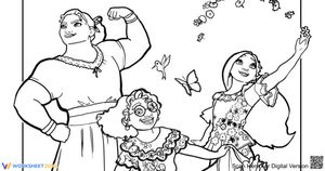 Encanto Madrigal Sisters: Art Time
