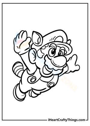 Flying Raccoon Mario: Art & Design Fun