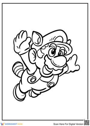 Flying Raccoon Mario: Art & Design Fun