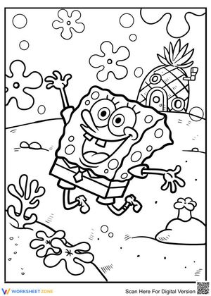 SpongeBob with Pineapple House