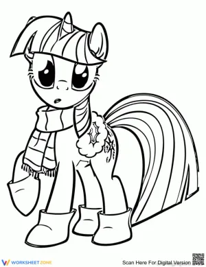 Twilight Sparkle in winter