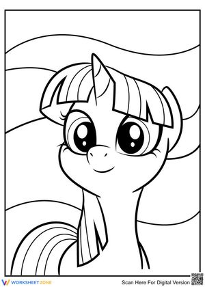 Cute Pony with big eyes