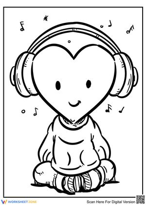 Little guy with heart head