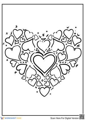 Heart-shaped patterns