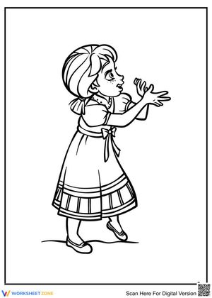 Young Elsa Making Magic