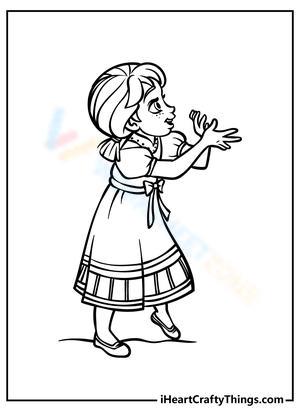 Young Elsa Making Magic